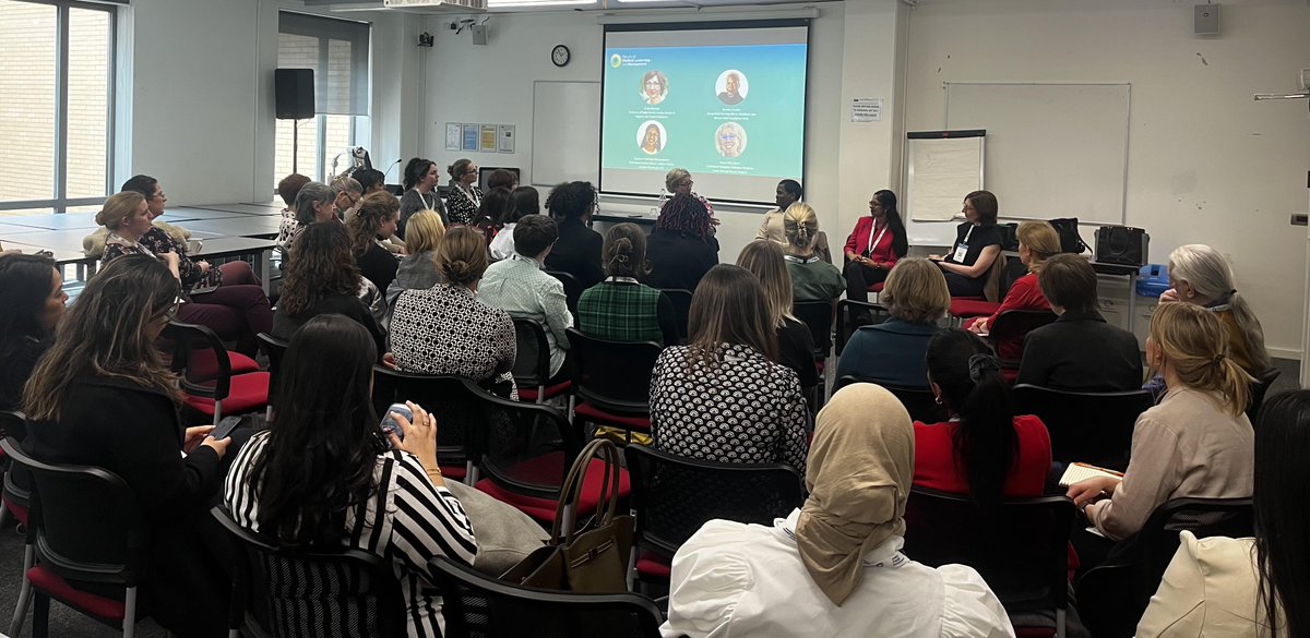 We are in the 'Women in leadership: A celebration and call for enhancement' workshop and the attendees are overwhelmingly female. It's time to reflect on progress and get radically honest - it would be great to have more men engaged in the conversation!