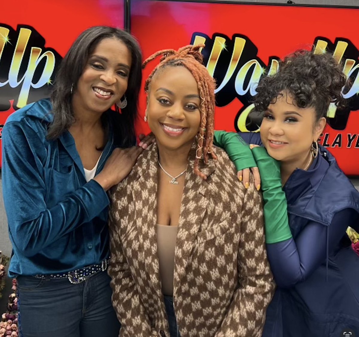 It's time to go way up with @angelayee & guest co-host @thejasminebrand bc it's a #WealthWednesday ! We have @SluttyVeganATL aka #SluttyVeganNY's #PinkyCole in the building! Listen Live ➡️wayupwithyee.com/listen