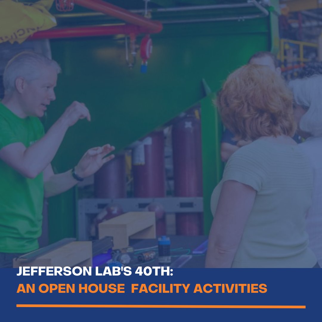 Jefferson Lab's 40th Anniversary Open House is on June 8!

From active research centers to cryogenic facilities, explore the heart of innovation. 

#JeffersonLab40th #ScienceCelebration #OpenHouse  #departmentofenergy #DOE #TJnationalaccelerator #CEBAF