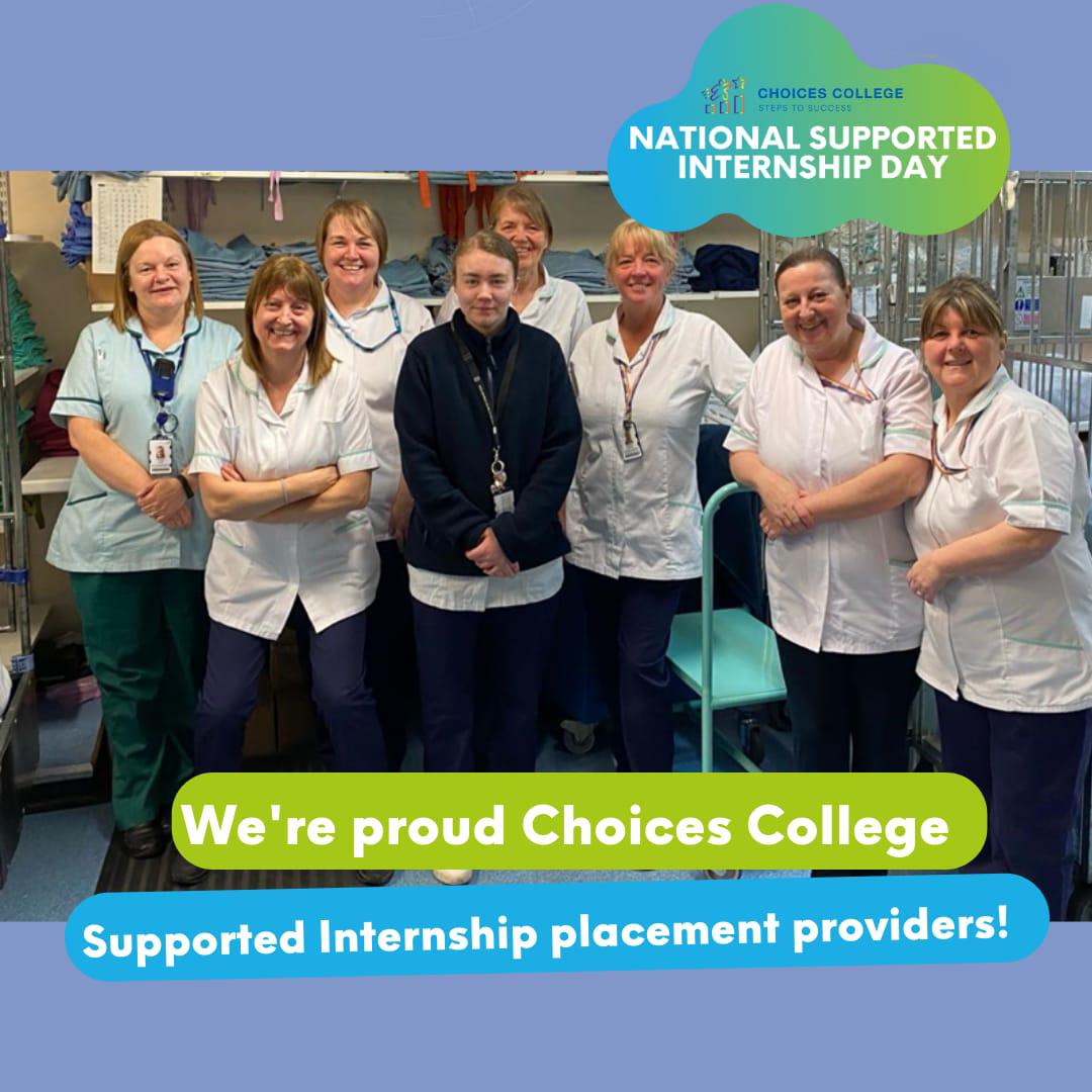 Lorna Harasymiuk (@harasylorna) on Twitter photo We are proud to be supporting National Supported Internship Day 2024! We have been running the internship for 12 years in the Trust with sustained employment outcomes of 77%. Internships really do work.
<a href="/NewcastleHosps/">Newcastle Hospitals</a> <a href="/NHSEChoicesColl/">NHS England Choices College</a> We are proud to be supporting National Supported Internship Day 2024! We have been running the internship for 12 years in the Trust with sustained employment outcomes of 77%. Internships really do work.
<a href="/NewcastleHosps/">Newcastle Hospitals</a> <a href="/NHSEChoicesColl/">NHS England Choices College</a>