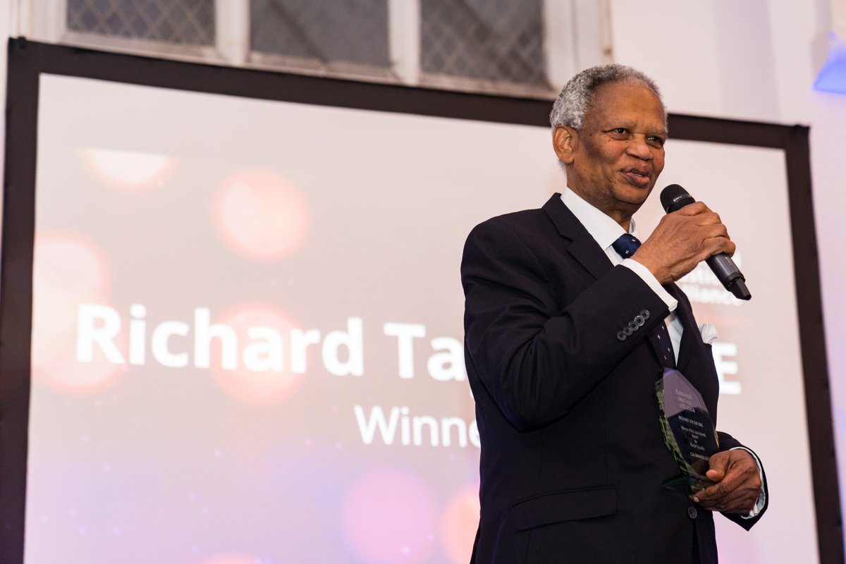 We are saddened to hear about the passing of Richard Taylor OBE. We had the privilege of welcoming him to our 2022 awards, where he was honoured for his work setting up @DTTLondon & @HopeCollective2. Richard leaves a lasting legacy, our thoughts are with his family #LegacyofHope
