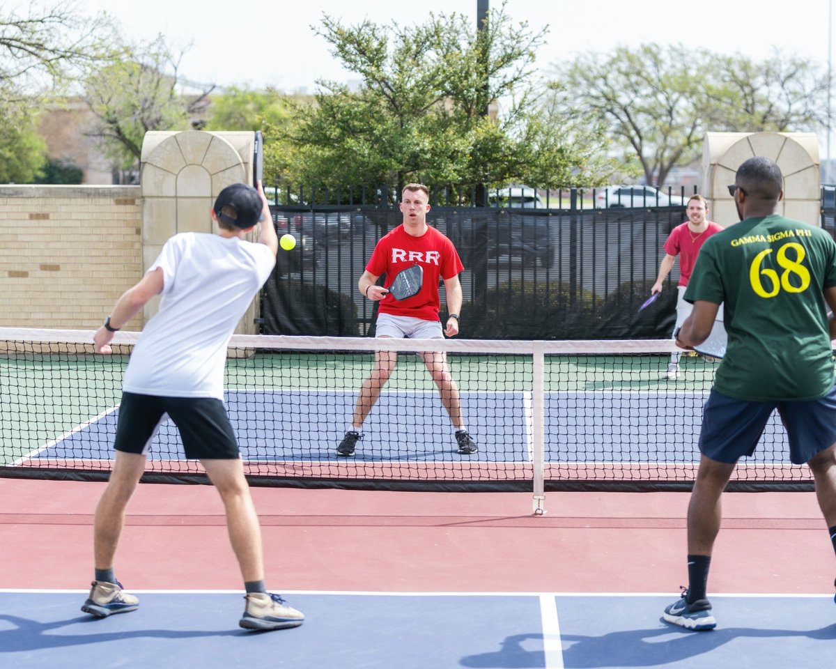 ACUedu's tweet photo. In honor of #DevelopmentalDisabilityMonth, 28 organizations showed up to play pickleball this weekend to raise money for a wheelchair-accessible golf cart for our campus. Way to show up for your classmates and campus, Wildcats! 💜 https://t.co/JHmSbtsBXt