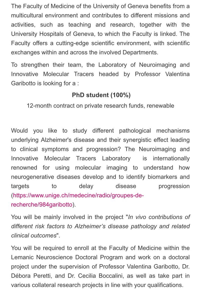 cecilboccalini's tweet photo. Interested in studying mechanisms underlying Alzheimer's disease using molecular imaging? NIMTLab (@VGaribotto , @debselisa ) has an open #PhDposition 🧠 Join us: https://t.co/INhLWz5ch1 https://t.co/xTXQeSj18g