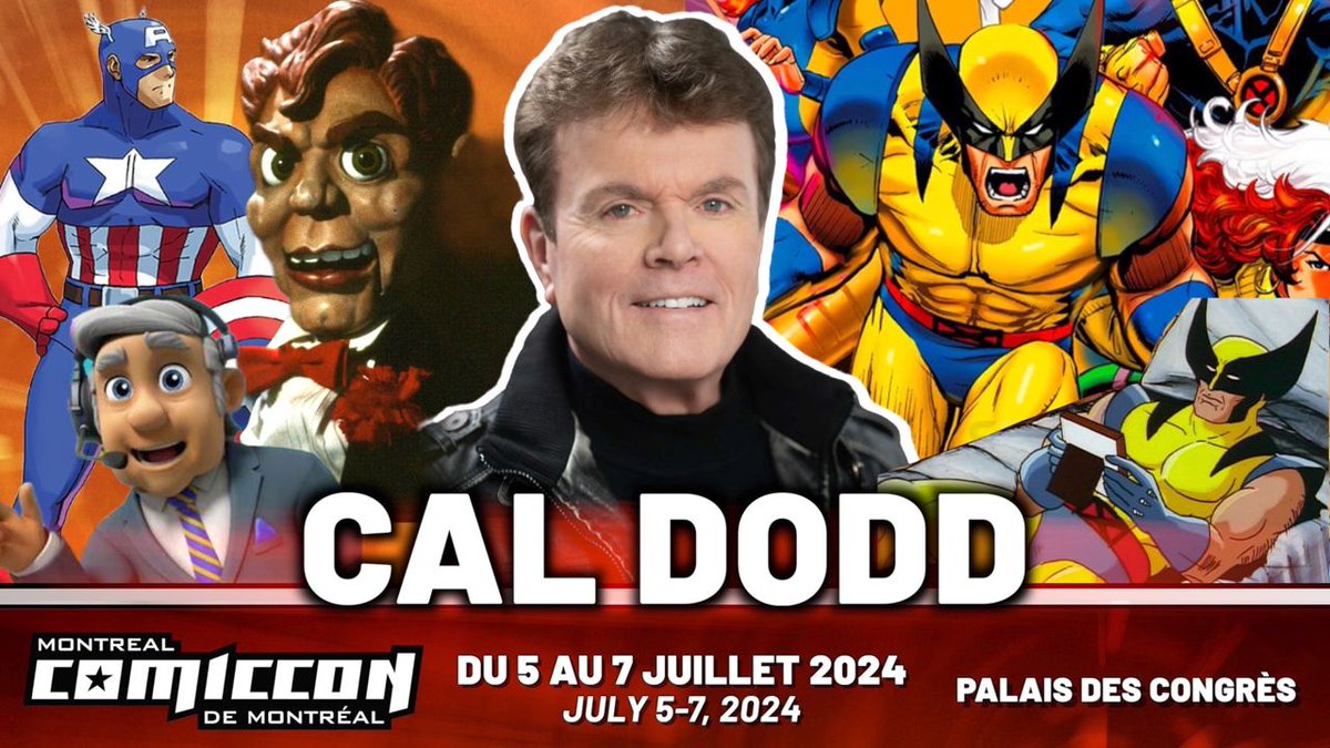 📣Nouvel invité//New Guest! Wolverine @realcaldodd sera au Comiccon de Montréal cet été. Billets//Tickets: montrealcomiccon.com/billets/ #montrealcomiccon2024 #wolverine #xmen #xmen97