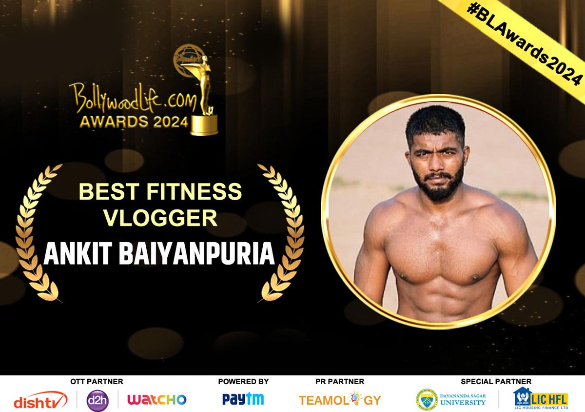 Fitness Influencer #AnkitBaiyanpuria wins the Best Fitness Vlogger award at BollywoodLife Awards 2024 Congratulations!✨❤️@baiyanpuria #BollywoodLifeAwards2024 #BollywoodLifeAwards #BLAwards2024 #AnkitBaiyanpuria