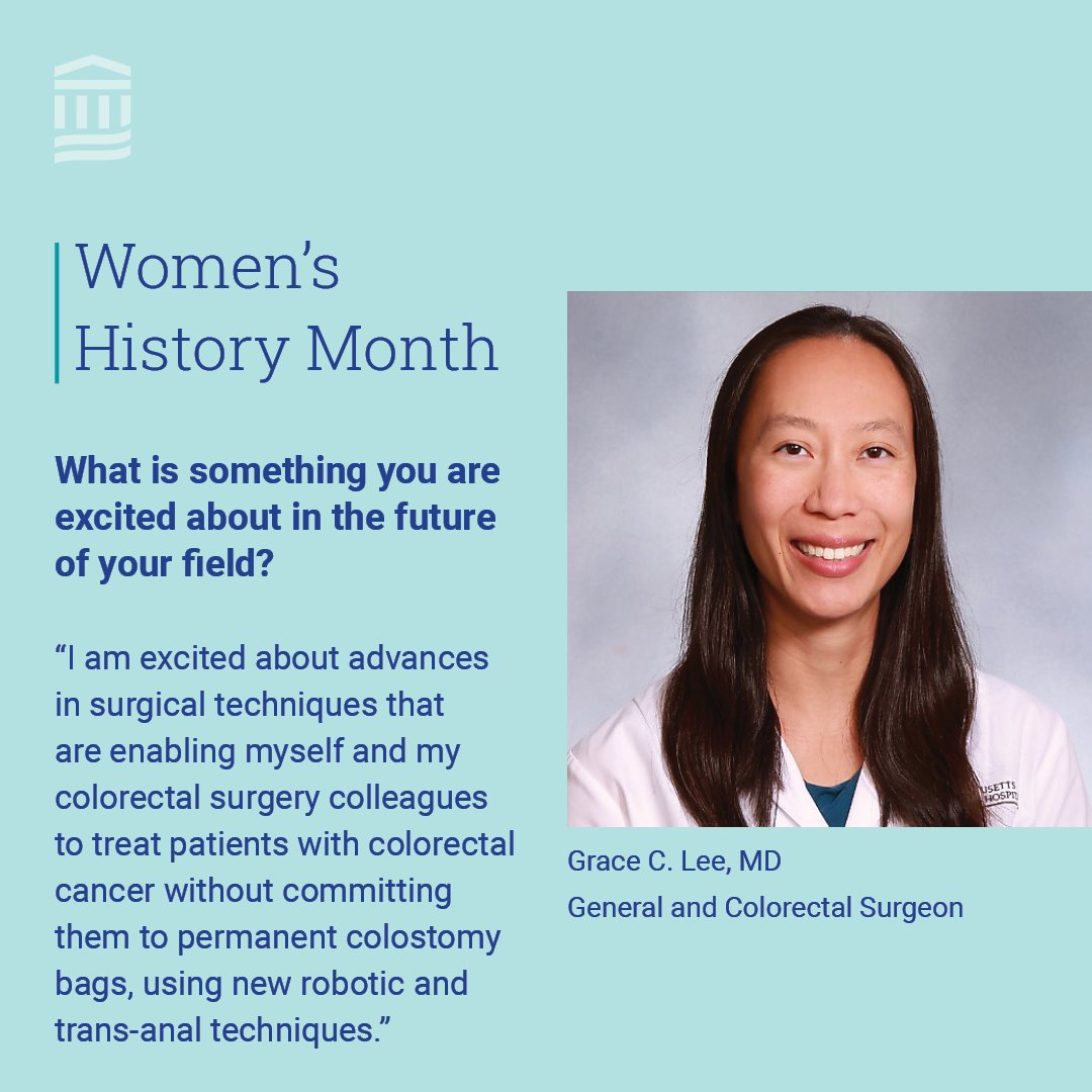 This #WomensHistoryMonth we spoke with multiple new surgical oncologists and asked them a few questions about mentorship and the future of their field. Grace C. Lee, MD, is a general and colorectal surgeon.