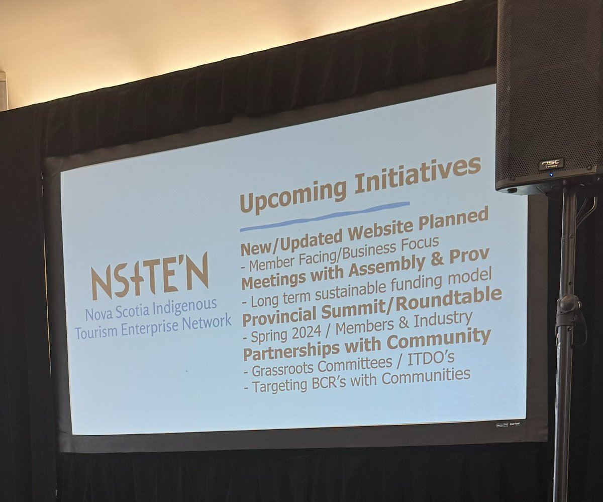 Excellent job @nsiten_info and the team @RobertBernard07 with the progress to build #Indigenous tourism in Nova Scotia. The conference is impressive today in Halifax. We know it’s not easy and NSITEN is moving forward. @ITAC_Corporate #indigenoustourismteamcanada…