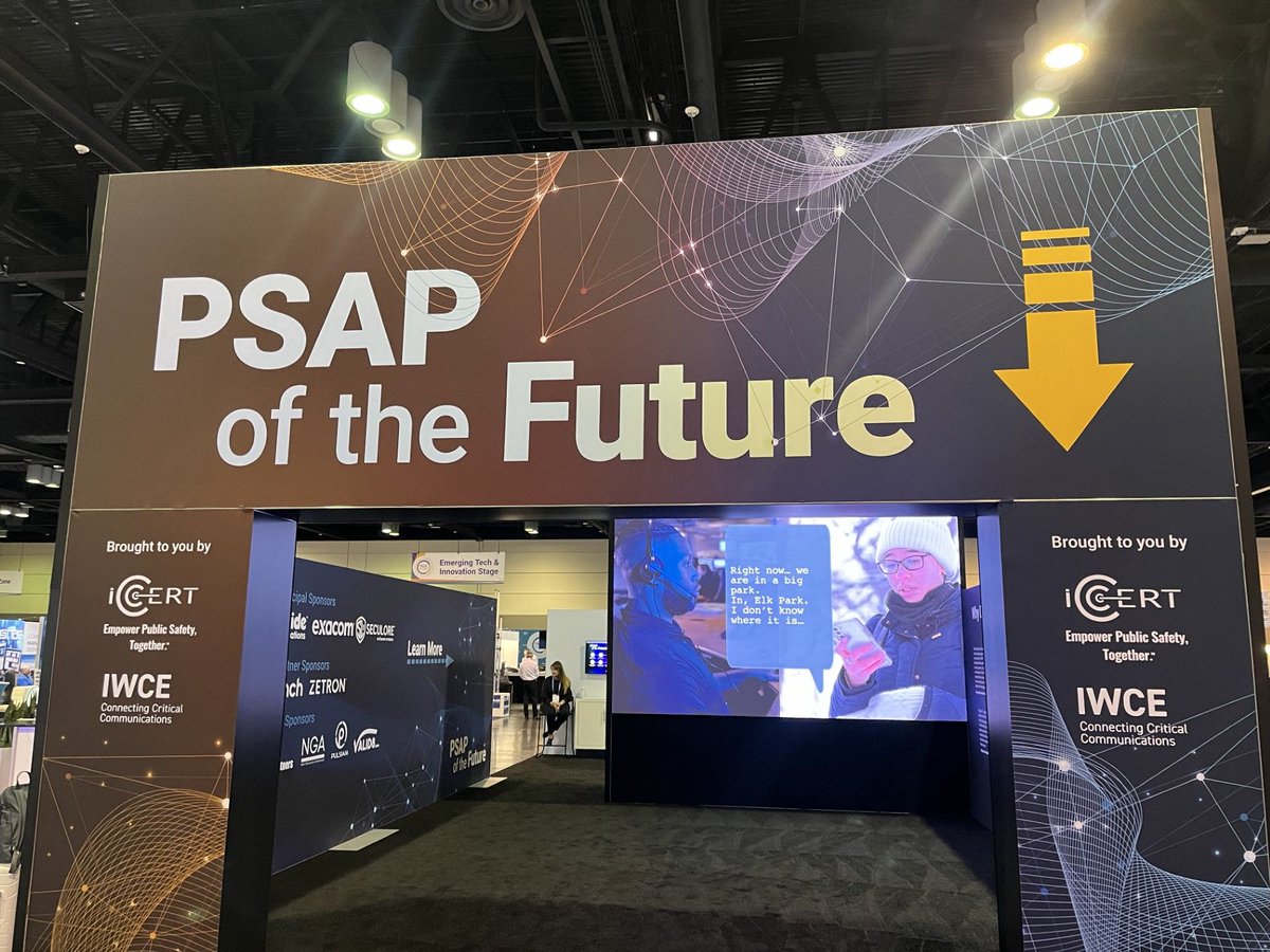 It's time to experience the PSAP of the Future! The IWCE 2024 Expo Hall is open, so come see us at Booth #1023.