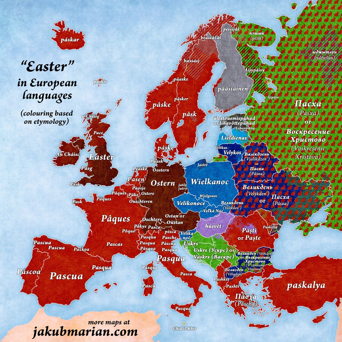 AIIC Belgium (@belaiic) on Twitter photo With #Easter round the corner, we thought it would be interesting to see how you say it in other European #languages.
Thankfully, this insightful article by <a href="/JakubMarian/">Jakub Marian</a> does just that!
jakubmarian.com/easter-in-euro…
Many chocolate eggs to you all 🍫☺️ With #Easter round the corner, we thought it would be interesting to see how you say it in other European #languages.
Thankfully, this insightful article by <a href="/JakubMarian/">Jakub Marian</a> does just that!
jakubmarian.com/easter-in-euro…
Many chocolate eggs to you all 🍫☺️