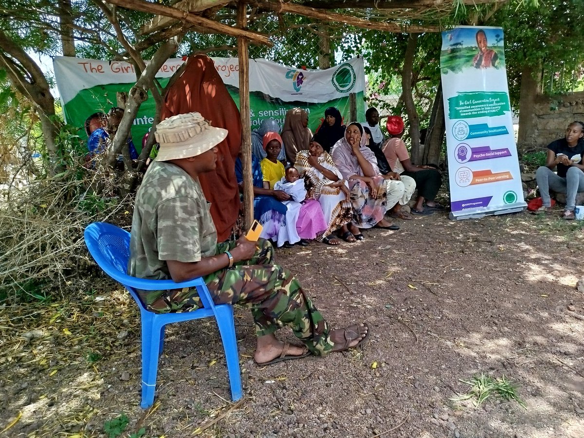 We are excited to lead a community engagement and learning session at the Kiwanjani Chiefs' Office in Isiolo. We are standing together to combat harmful practices and champion for girl empowerment. #EndFGM