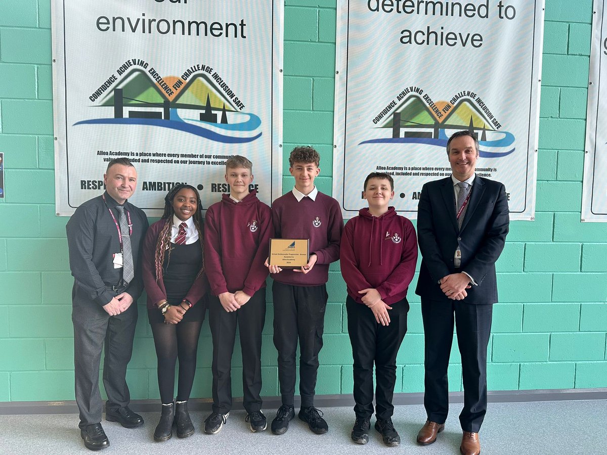 Delighted to receive our SCQF Bronze School Ambassador plaque today. All the hard work from staff and pupils in promoting the benefits of the SCQF has paid off.