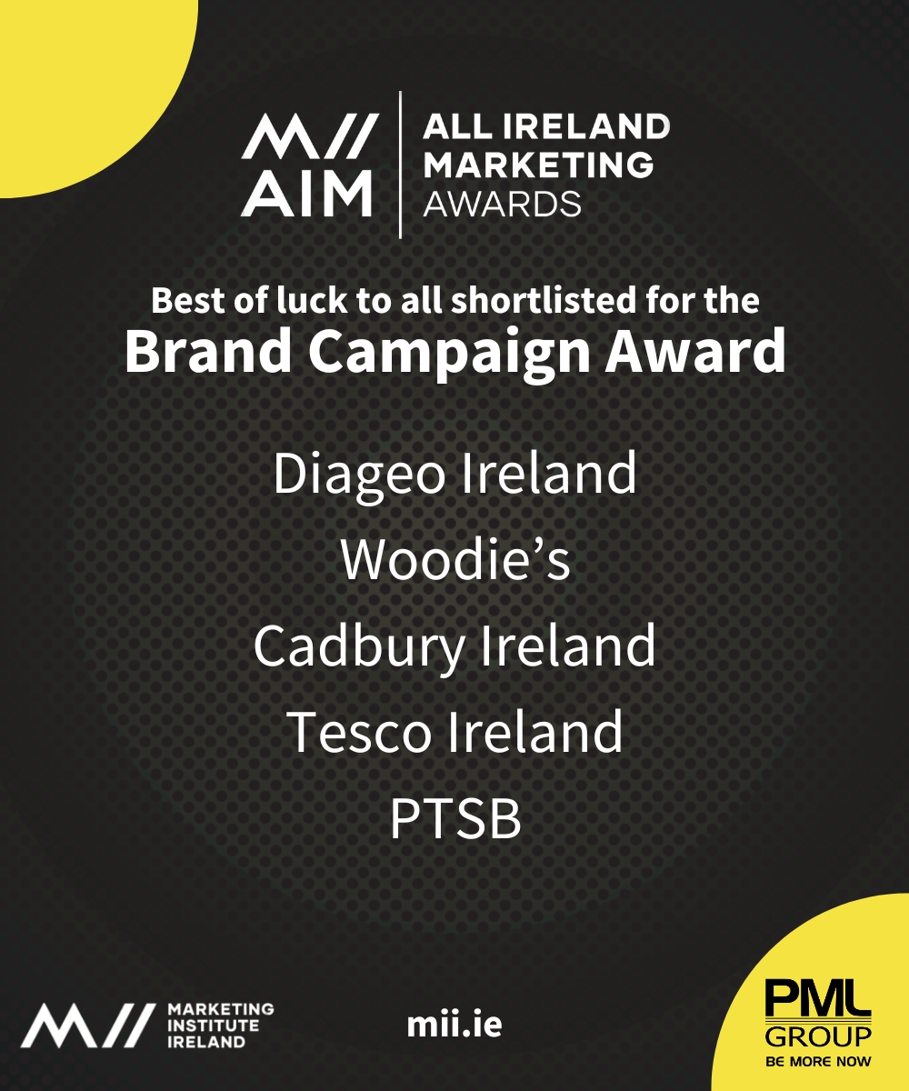 We're happy to once again sponsor the Brand Campaign Award category at this year's @AimAwardsie 🏆 Best of luck to all those shortlisted! mii.ie/aim-awards/202… #AIMA24 #BeMoreNow