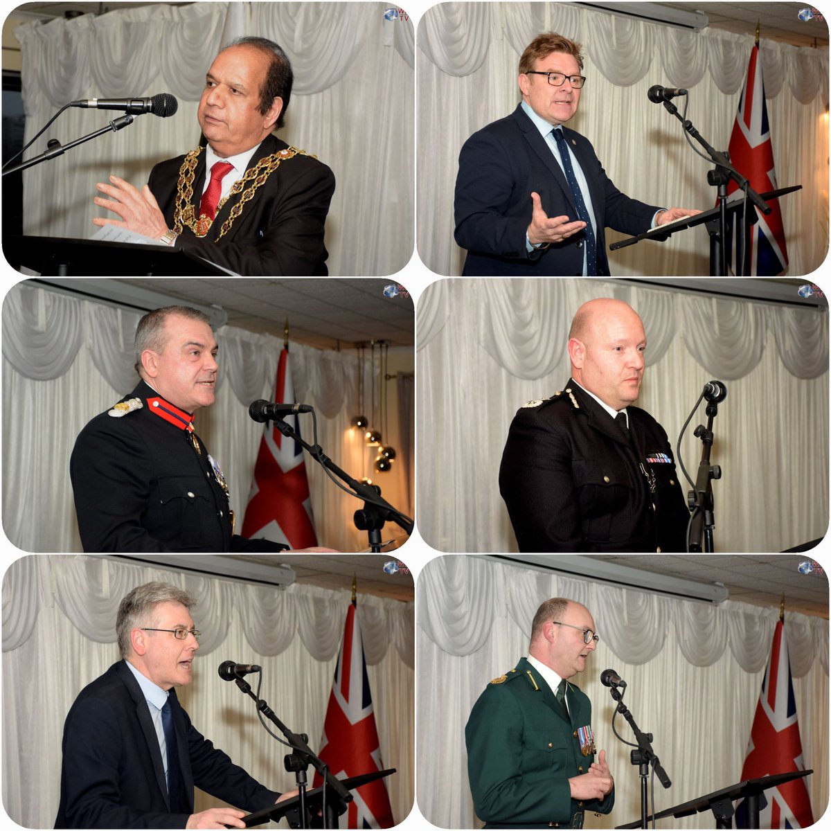 PakInBirmingham's tweet photo. Honoured to have esteemed guests at our Interfaith Iftar! 🌟 
Graced by the presence of @BrumLordMayor, @BrumLeader Chief Constable of Police, @SimonFosterPCC, Archbishop of Birmingham @FaithLeadersGrp
Together, we celebrate unity &amp; understanding.
#InterfaithIftar
@PakistaninUK https://t.co/3KhImEQHbU