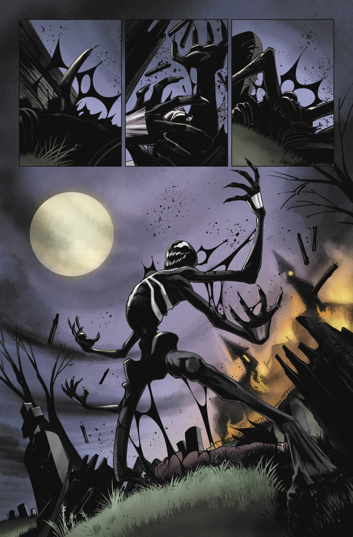 EDGE OF SPIDER-VERRRRRRSE #2! Kaare Andrews @RobotJQ @ReberVision intro you to SPOOKY-MAN! One of the most dangerous (and weirdest) new Spiders!