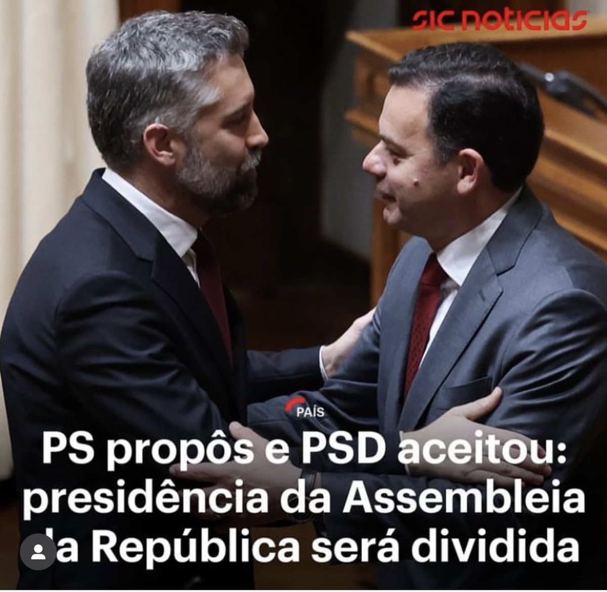 hugostcosta's tweet photo. O Partido Socialista mostrou ser o adulto na sala. A AD mostrou ao país que não consegue liderar e a sua maioria não é estável. Este acordo é para as instituições funcionarem. Do ponto de vista programático temos de liderar a oposição. É o melhor serviço para o país. https://t.co/6R7YVKbJWO