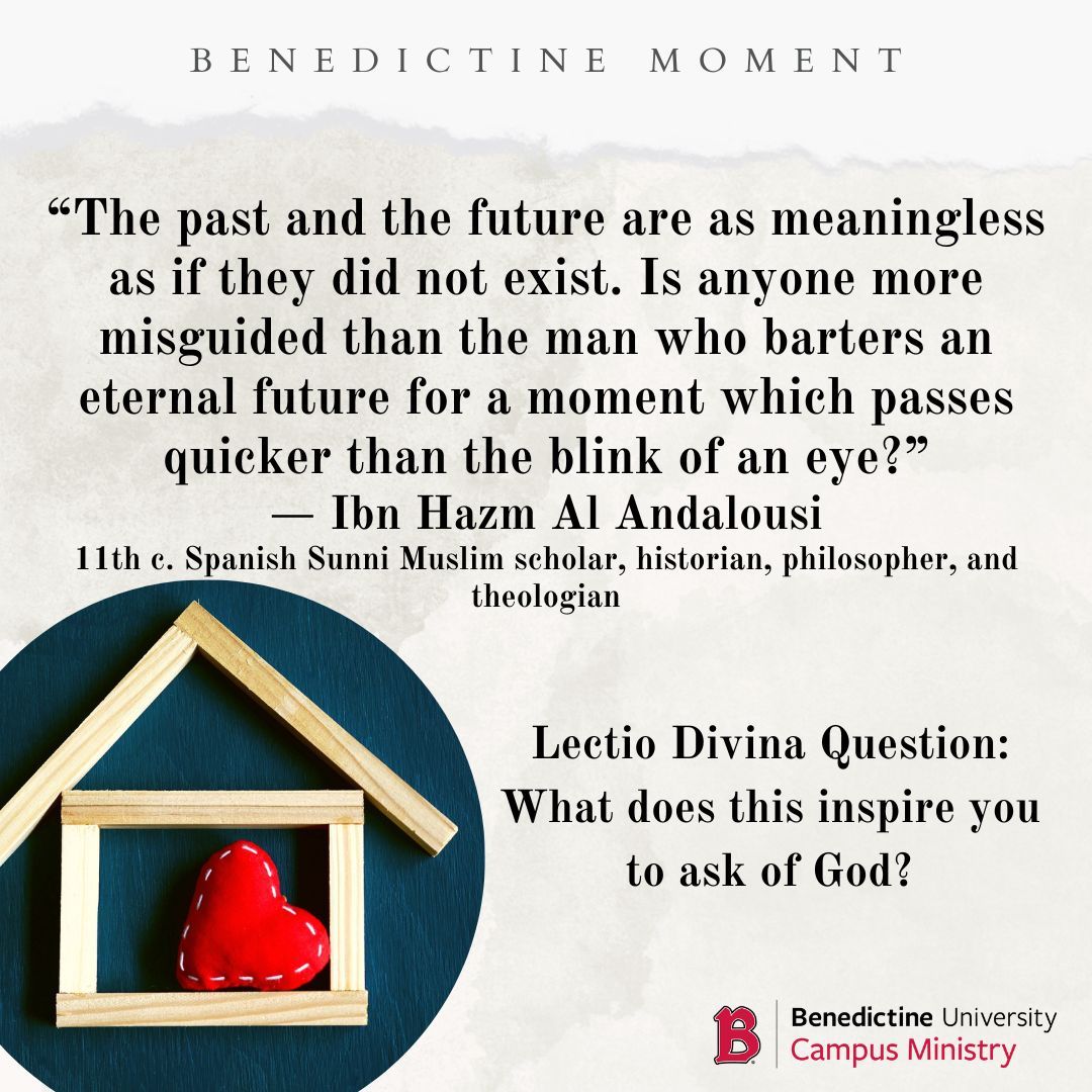 BenUMinistry's tweet photo. Today's Benedictine Hallmark: Stability, commitment to this community in this place https://t.co/C6Z5izAnZG