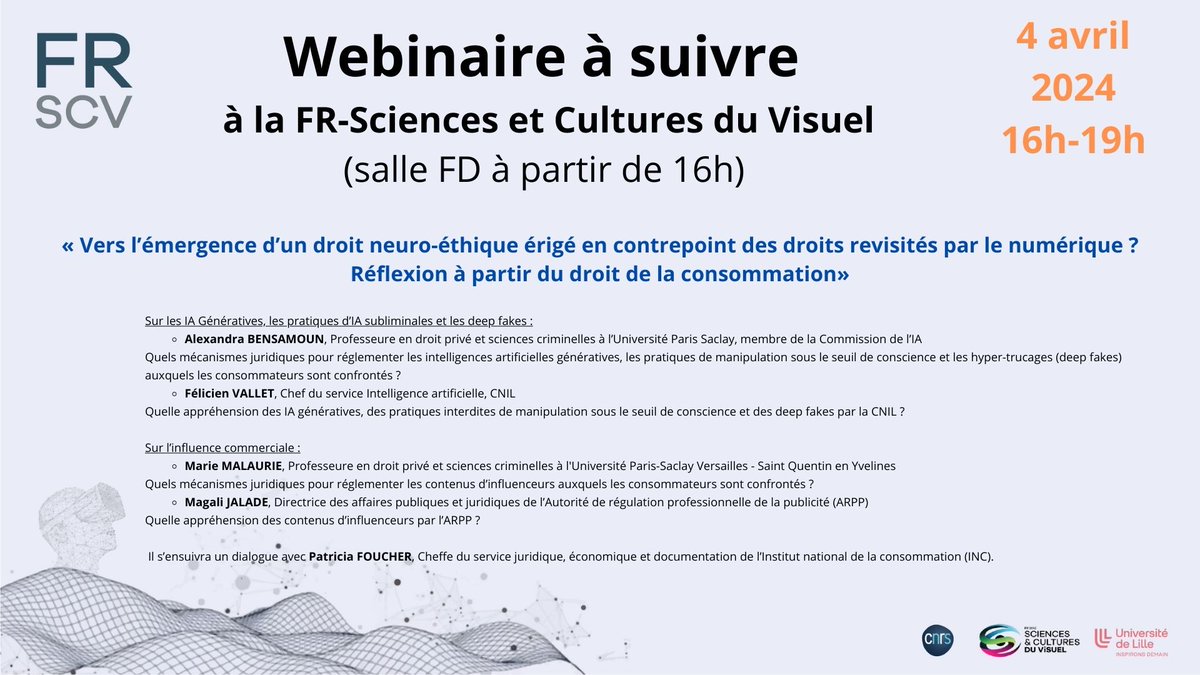 FR_SCV's tweet photo. #FR_SCV  vous invite de suivre ce webinaire dans ses locaux à partir de 16h le 4 avril prochain. Inscription auprès de contact@fr-scv.fr https://t.co/xWEJ9UQk81