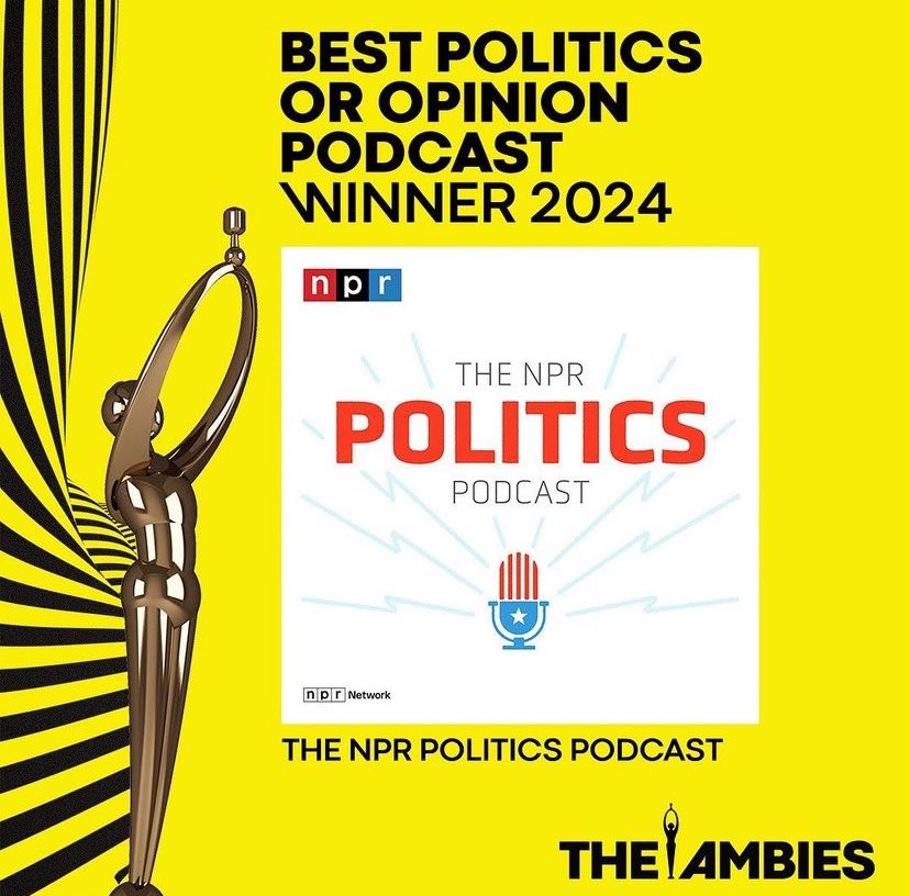 Isabel Lara (@isalara) on Twitter photo 🏆 Congrats to <a href="/throughlineNPR/">Throughline</a> <a href="/NPRCodeSwitch/">NPR's Code Switch</a> & the <a href="/nprpolitics/">NPR Politics</a> pod for their <a href="/podcastacademy/">The Podcast Academy</a> Ambie wins last night!!! 🏆 Congrats to <a href="/throughlineNPR/">Throughline</a> <a href="/NPRCodeSwitch/">NPR's Code Switch</a> & the <a href="/nprpolitics/">NPR Politics</a> pod for their <a href="/podcastacademy/">The Podcast Academy</a> Ambie wins last night!!!