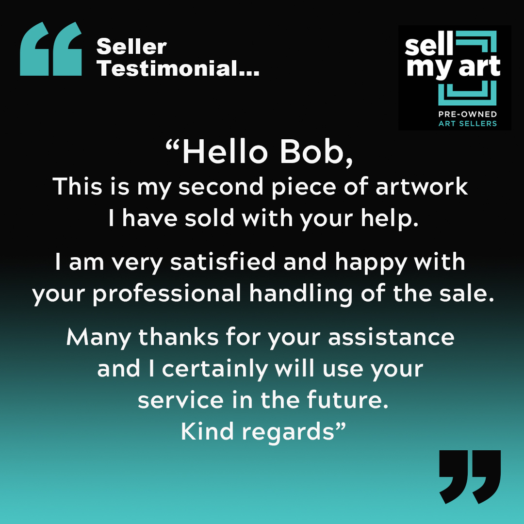 Fabulous testimonial. 🙌 👍 💜
Selling your art is simple - just follow the link below and tell us about your art. Start selling today: ttps://www.sellmyartworks.com/selling-art-1/
#SellArtwork #SellArt #buyart #ArtInvestment #artseller #SellMyArtwork #Testimonials
