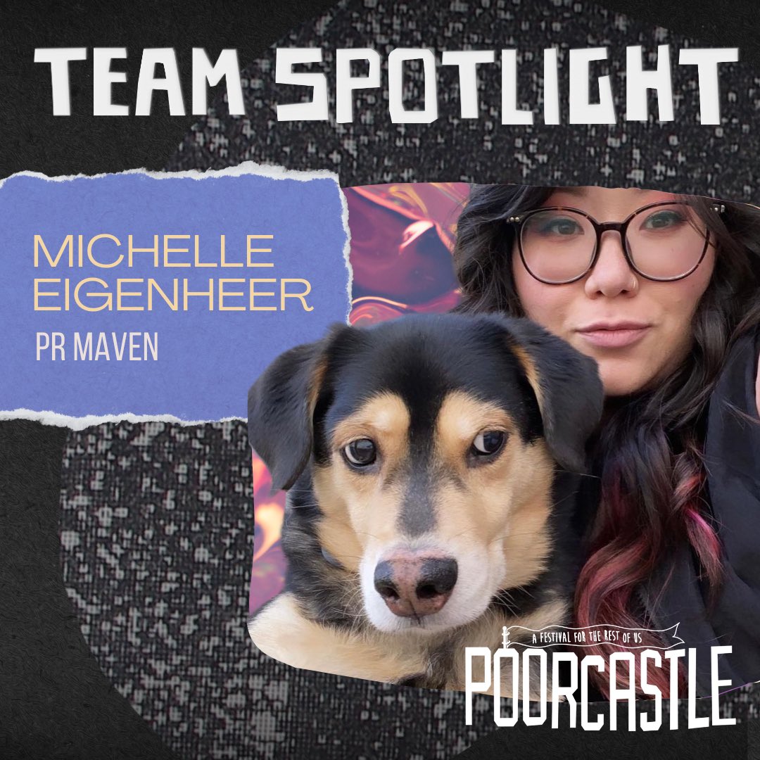 Michelle Eigenheer, our PR Maven, is a journalist that crossed paths with us while writing for Louisville Magazine. “[I have] always connected [Poorcastle] with the heart of Louisville's music scene. I’m stoked to see how much the festival has grown and changed over 10 years.”