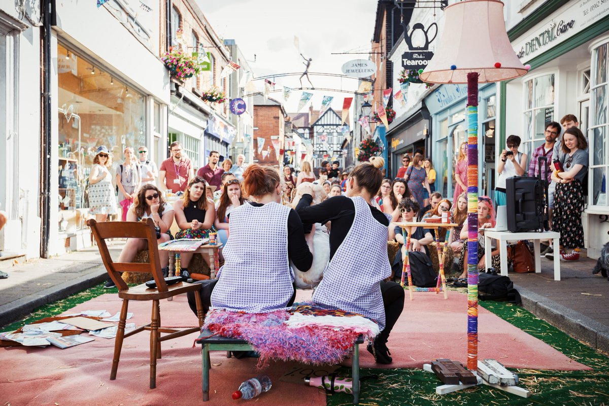 People of Wickham, we're at @WickhamCentre on Tue 9 April, from 10am - 1pm, for free activities, where your creations will contribute to an installation for @HatFair (5 - 7 July). Drop in for fun, and free refreshments too! 📷 Adrienne Photography #HelloWickham #HatFair2024