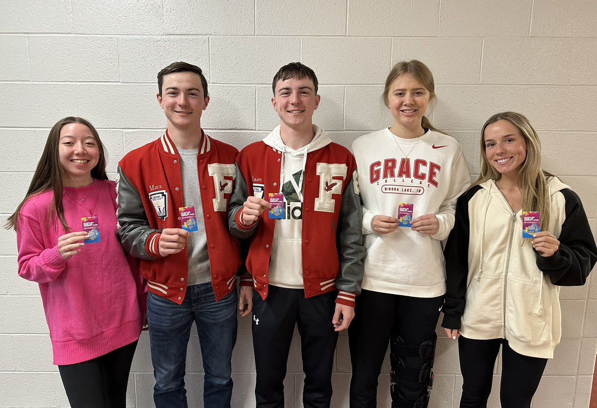 You Make Our School &amp; Community Proud! 
Integrity
Character
Respect
Emily Bilyeu, Max Barr, Sam Barr, Emma Sperry, Claire Duncan, and Dillon Pratt (Not Pictured).
#FaceOfSportsmanship <a href="/IHSAA1/">IHSAA</a>
