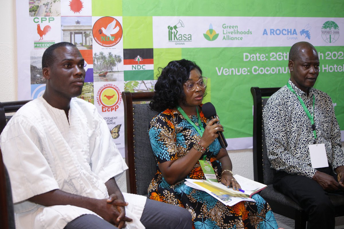 arochaghana's tweet photo. ARG with @FesGhana  @KasaInitiative @TropenbosGhana &amp; @foe_gh, have launched the Ghana Environment Manifesto.
It spells out some of the environmental commitments expected of political parties as Ghana heads for the polls this year.
Find the E-Manifesto⤵️
https://t.co/05a3mh8VV5 https://t.co/w8nuFDVmV6