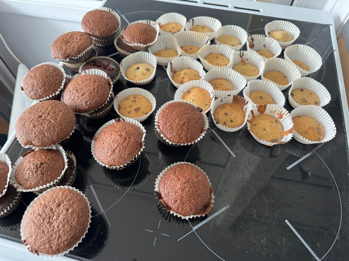 Everyone pitched in today to make cookies and chocolate muffins which were delicious! Of course there's none left now but we have more cooking/baking activities planned!🍰🍪🧑‍🍳@AETAcademies @BEPvoice @mrsrmurad @MrsFNisar @RSparkes114 @Strike9Training