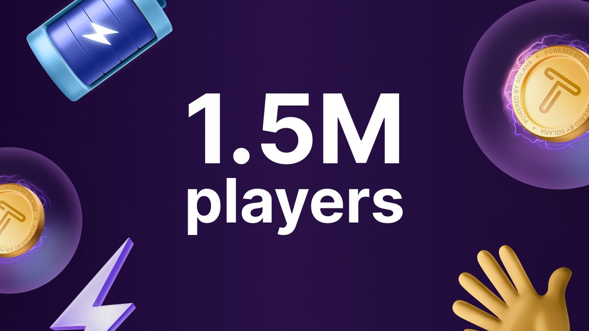 🚀 TapSwap's family just grew to a whopping 1.5 million players! 🌟😱

🎉 Join us in celebrating this fantastic achievement as our community grows stronger daily. Together, we're unstoppable! 

#tapswap #SolanaCommunity