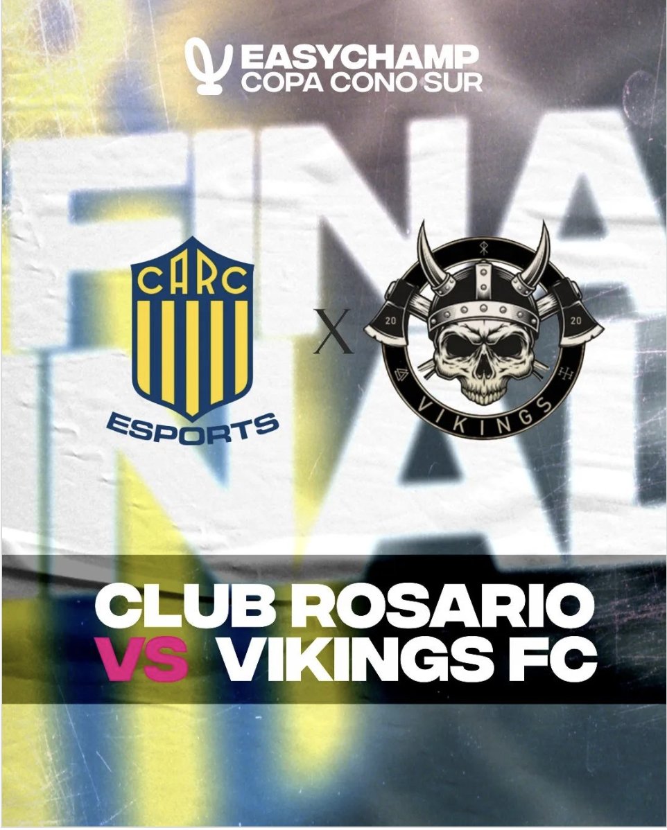🏆 Don't miss the nail-biting Grand Final of the Southern Cone Cup! ⚽️ 
Watch Rosario Central go head-to-head against Vikings FC in an epic showdown on our EasyChamp YouTube channel tinyurl.com/dncmar72 
Tune in now!
 #SouthernConeCup #GrandFinal #RosarioCentral #VikingsFC 🎥