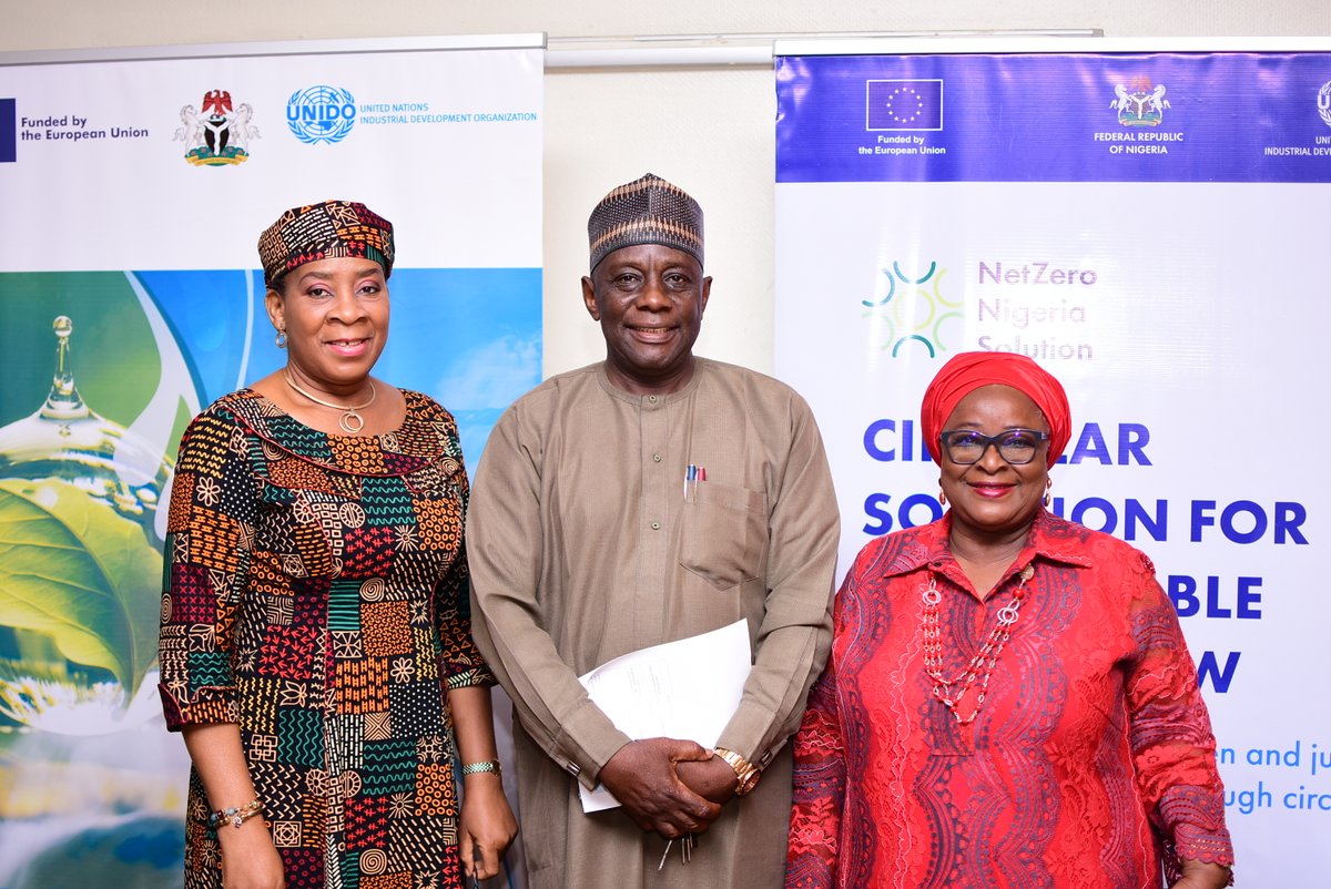 The #EU and #UNIDO launched two new projects in #Nigeria aimed at promoting small #hydropower development and #CircularEconomy approaches! 👉 unido.org/news/eu-unido-…