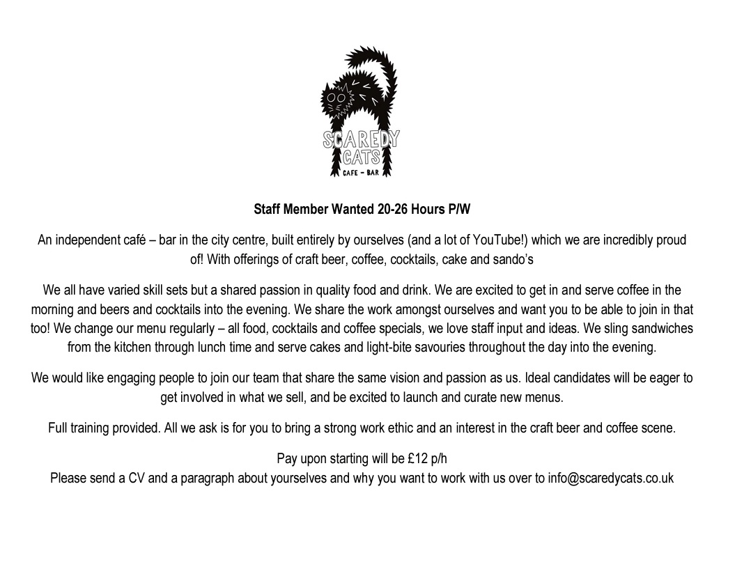 Scaredy Cats Cafe Bar tweet media