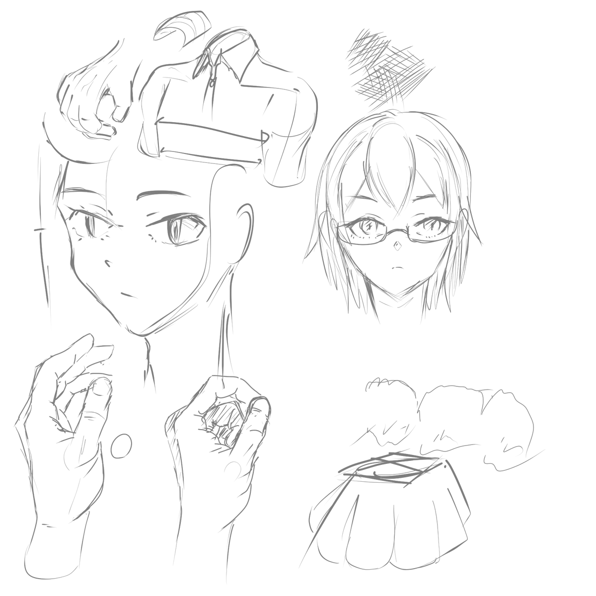 ダンベルもって運動して自分の手ながら落書きしたり
手はちょっとうまくなった…気がするー 