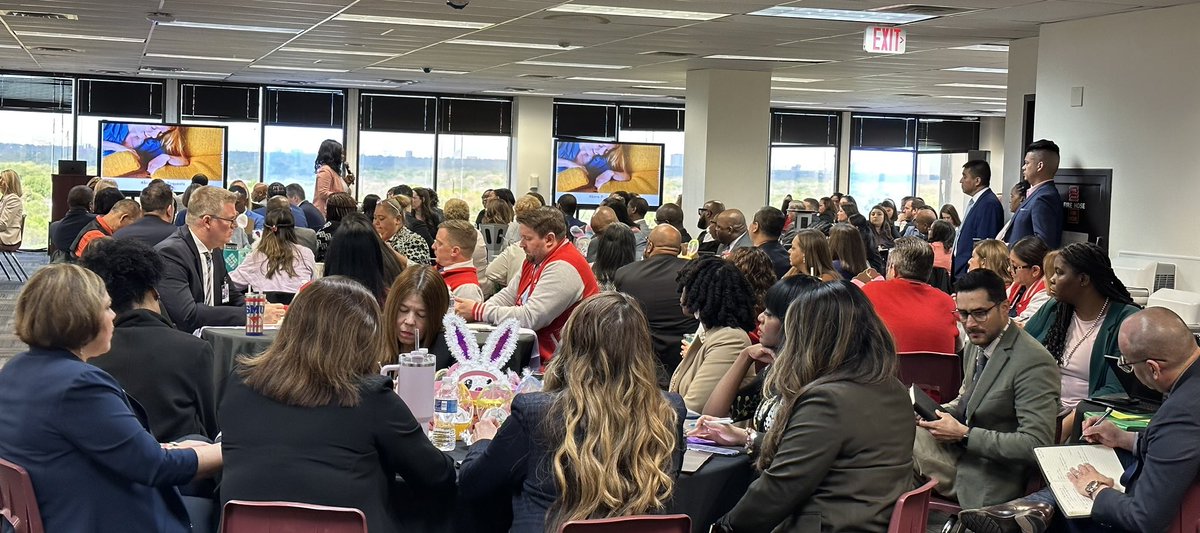 The Academic Services team leading the instructional training at the Quarter 4 district wide principal meeting.  What a team!!  @datainformed @instructionaleyes  @dallasschools