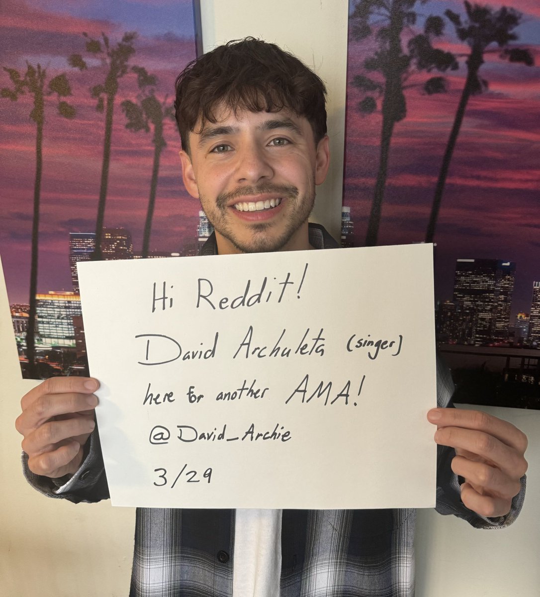 Heyyy We're excited to announce that @DavidArchie will be hosting an AMA with us this Friday, March 29th, at 10am PST/1pm EST. You can listen to his new single 'Hell Together' tomorrow just in time to ask him about it. We'll see you the