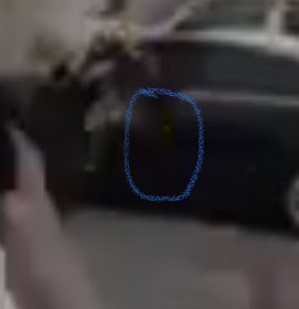 TheBANK2022's tweet photo. The bullet hit his car I guess we don’t know how to break down the film. Anybody can pay their way to a win ig. #BANKvsWORLD @lswnerfwar2020 @Girlswhocode4 https://t.co/H6XnqmWED9
