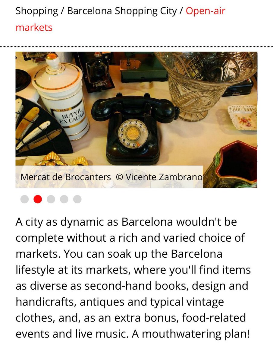 Vesping's tweet photo. 📚 Open-air markets - Visit Barcelona https://t.co/hyKl6EHZDW https://t.co/adGKNjT8Gv