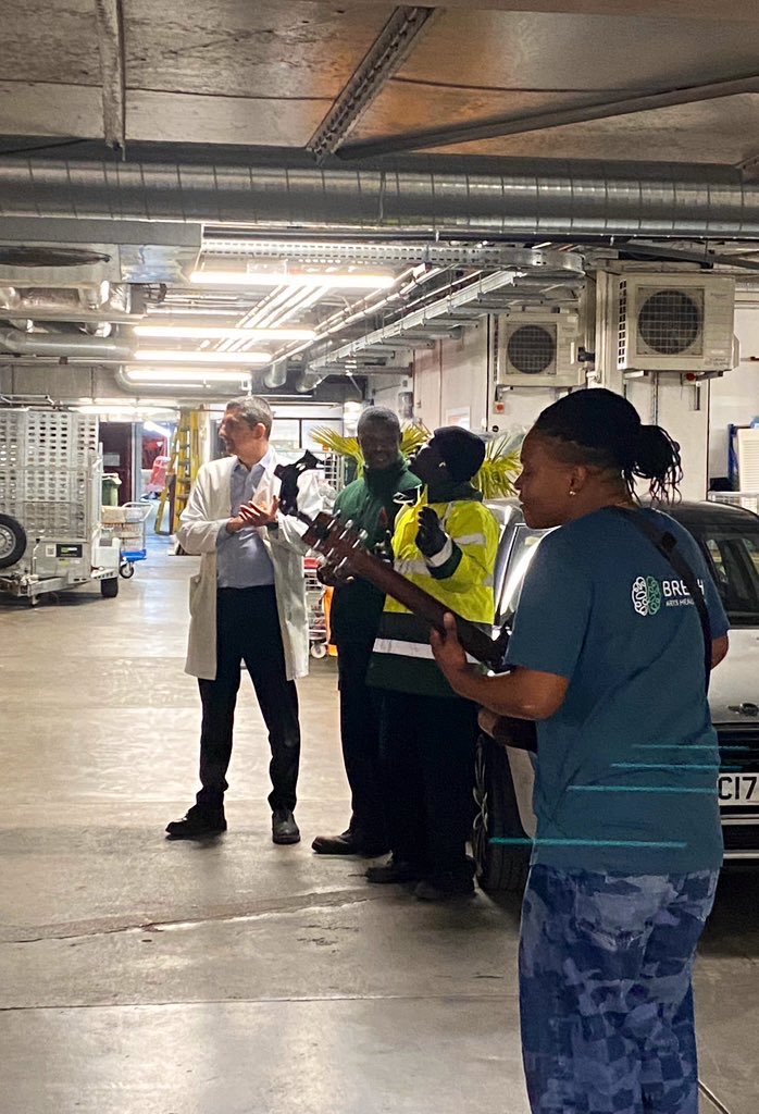 Yesterday, we loved bringing moments of live music from the talented @sherikasherard to the fantastic staff @TheBerkeley, offering them a creative moment to smile, recharge and in some cases… sing along! 🎤🎵✨ #recharge #music #breathe