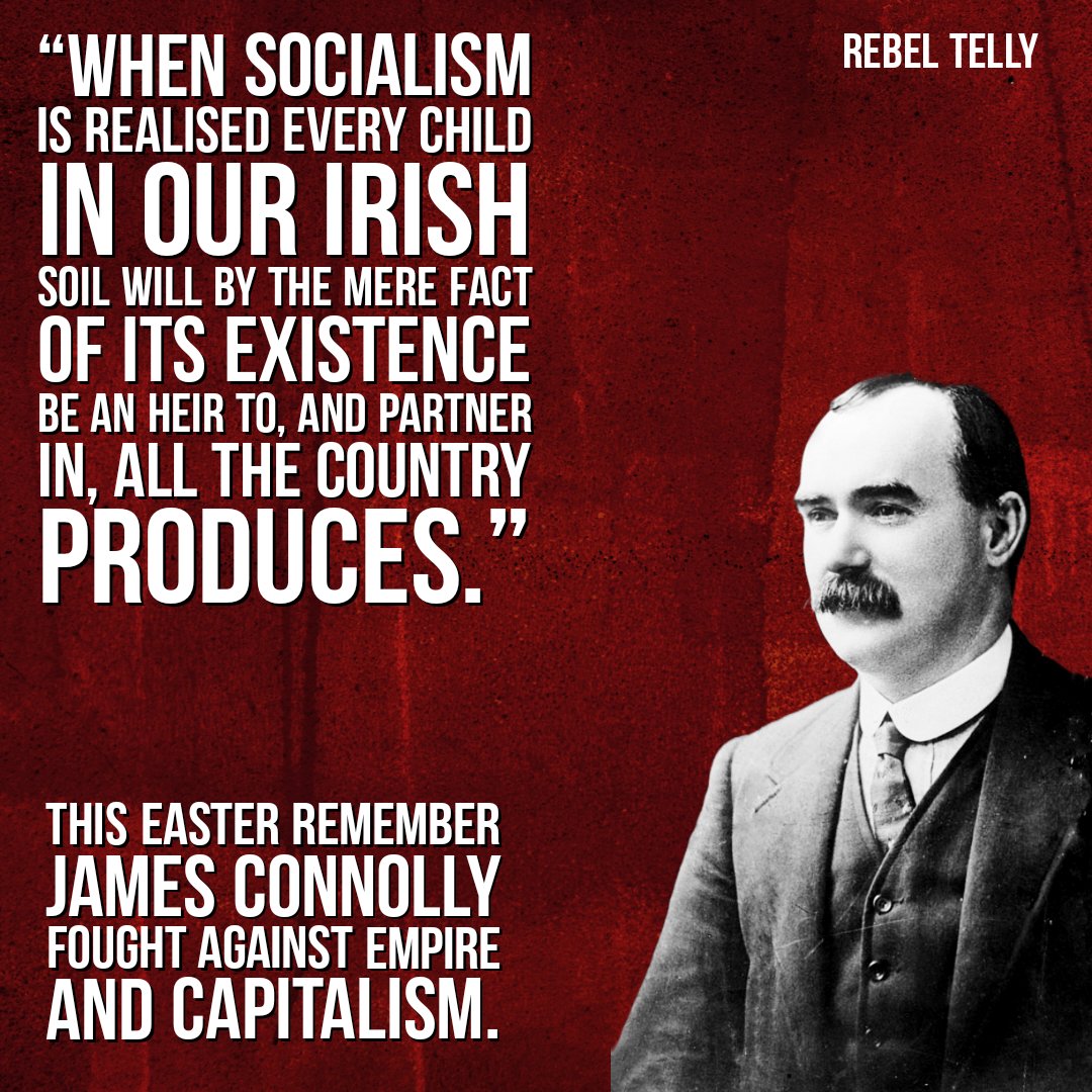 From foreign vulture funds to greedy Irish bosses James Connolly would have fought both. This Easter remember Connolly and keep fighting for an Ireland where those who work decide what happens to the wealth our labour creates!