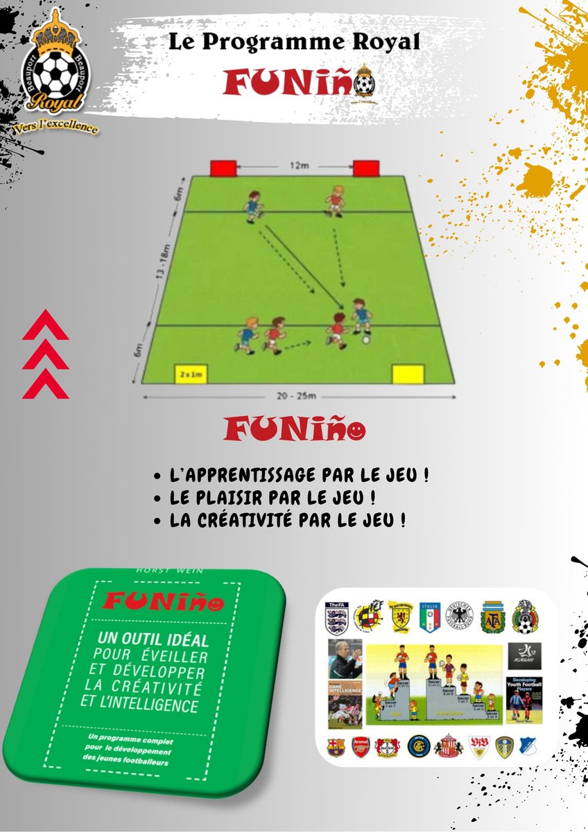 LA MÉTHODE FUNINO POUR LE ROYAL BEAUPORT !
Le Royal de Beauport innove en 2024 en intégrant la méthode Funino comme moyen de développement.
C’est une méthode pour développer la créativité et l’intelligence de jeu des jeunes joueurs et joueuses.