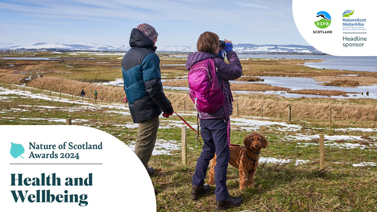 The #NatureOfScotland Health and Wellbeing Award celebrates initiatives that encourage people to engage with nature for their mental/physical health. Show @NatureofScot what you’ve done to benefit nature and people. Find out more and enter today: bit.ly/natureofscotla…