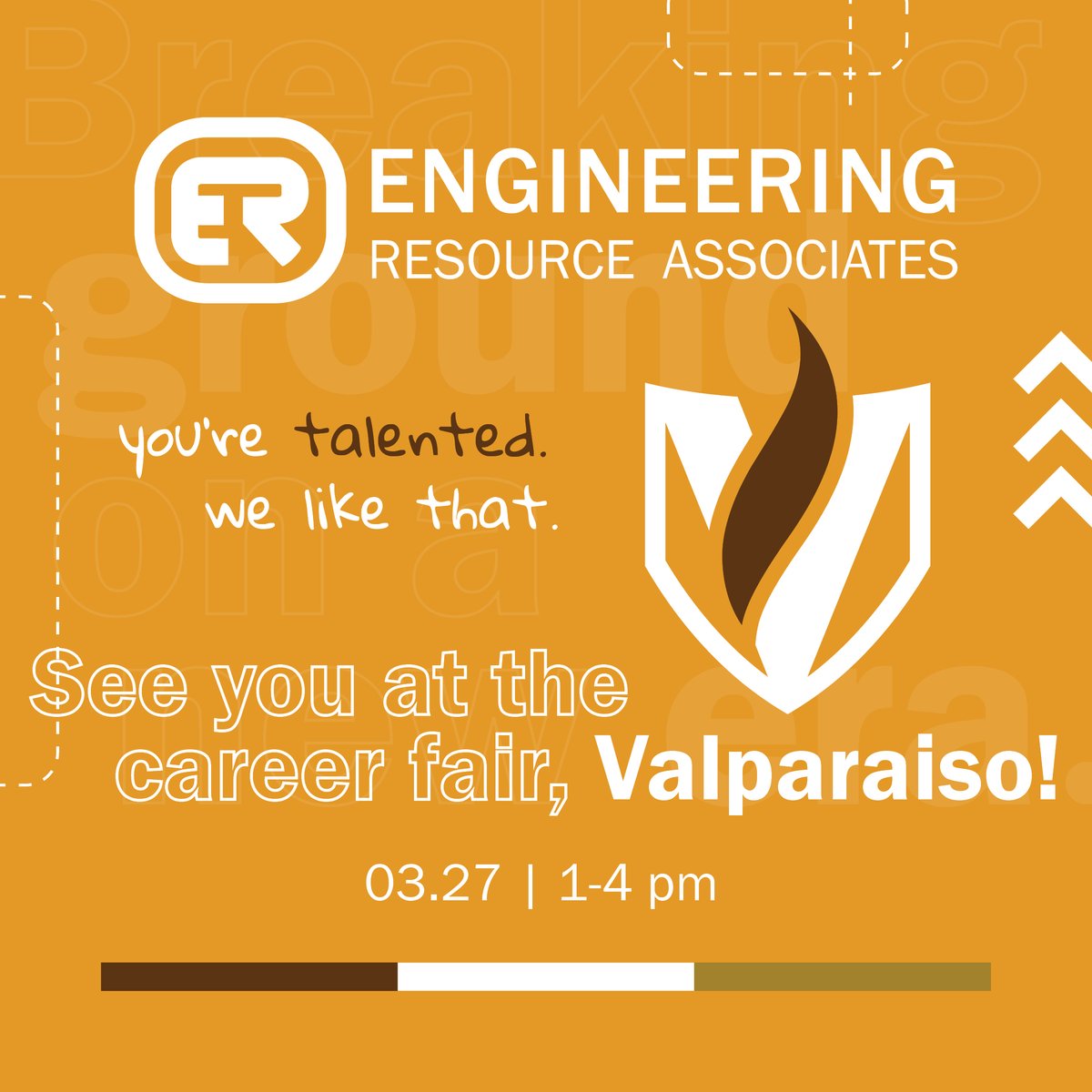 Let's fire up a great conversation... Our team is en route to Valparaiso University to connect with the next generation of engineers! #CareerFair #NewGrads #Construction #Transportation #Engineers 🐶👩‍🎓👨‍🎓
