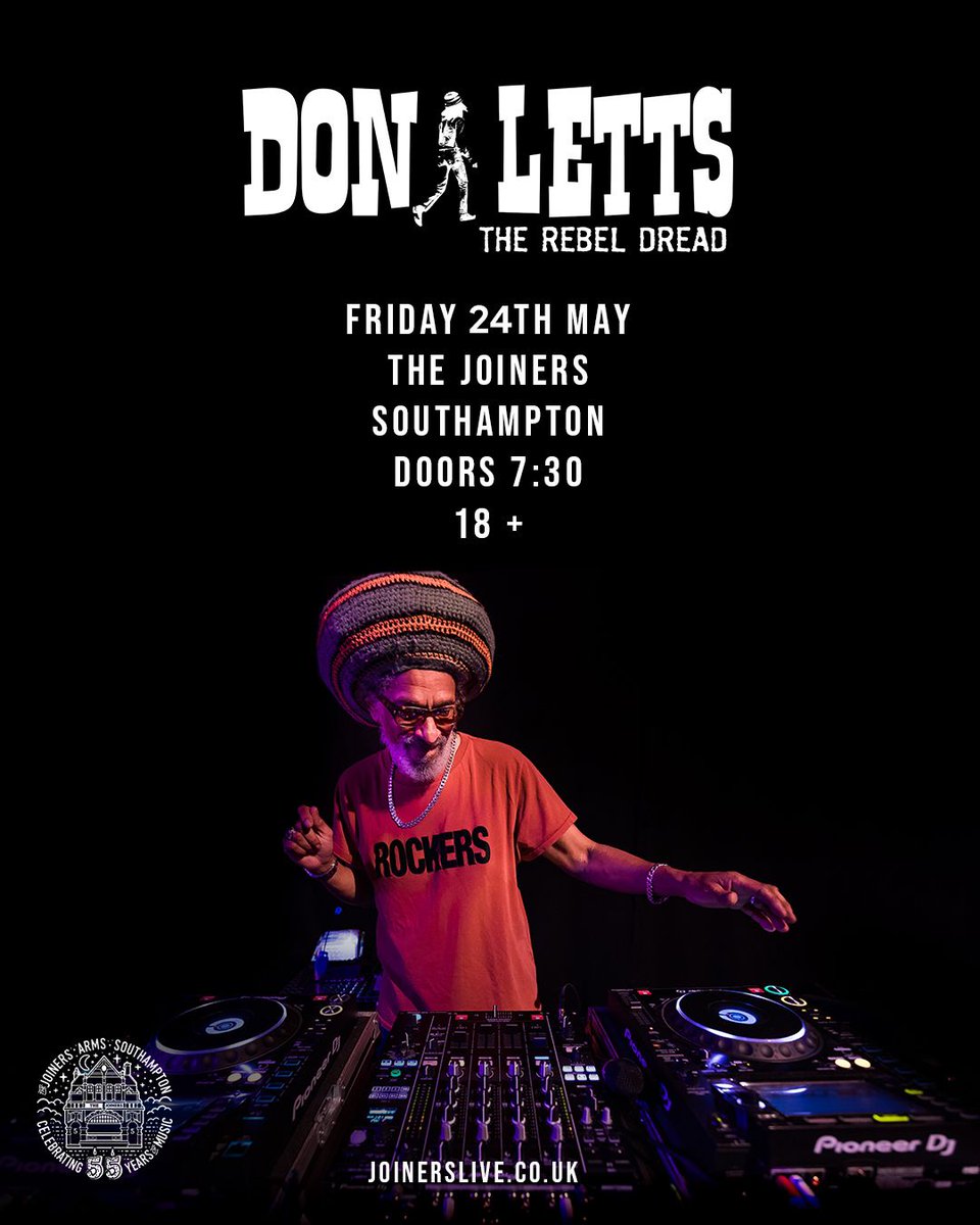 ...The Joiners, Southampton Friday, 24th May Tickets: seetickets.com/event/don-lett…