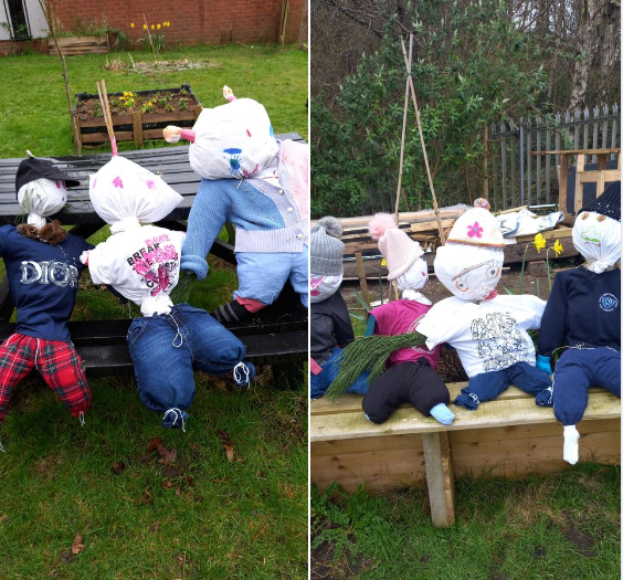 TCV Wild Days Out at Port Sunlight River Park! Scarecrows came to visit this week, all scarecrows were made by the pupils and staff from Church Drive primary school who came to visit on a wild day out, great fun... @TCVtweets @TCVMerseyside @thelandtrust @WirralCouncil