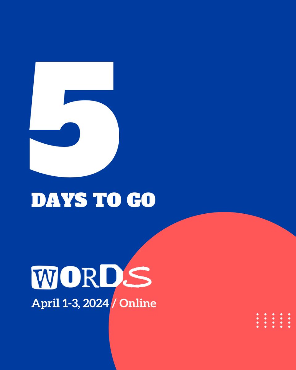 Last chance to get your tickets 🔥 5 days until WORDS 2024! The excitement builds as we approach a deep dive into the art of UX writing.
smpl.is/8koea

#UXDesign #UserExperience #ContentStrategy #ProductDesign #UsabilityTesting #WORDS2024 #UXWriter #UX #UXwriting