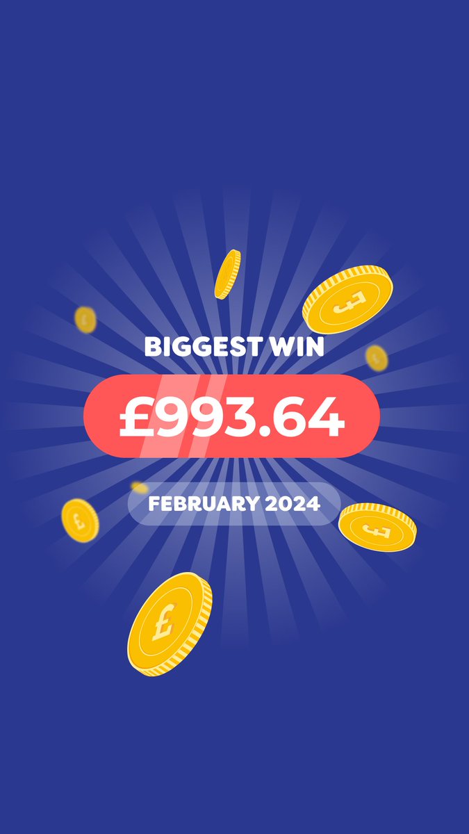 🤑 February's biggest winner won £993.64 completely for free!🤩 💸We’ve given away nearly £1.8 million so far! Sign Up to Pick My Postcode and start building your bonus: pickmypostcode.com🥳 #pickmypostcode #lucky #freemoney #competition #free #big #win #february #2024