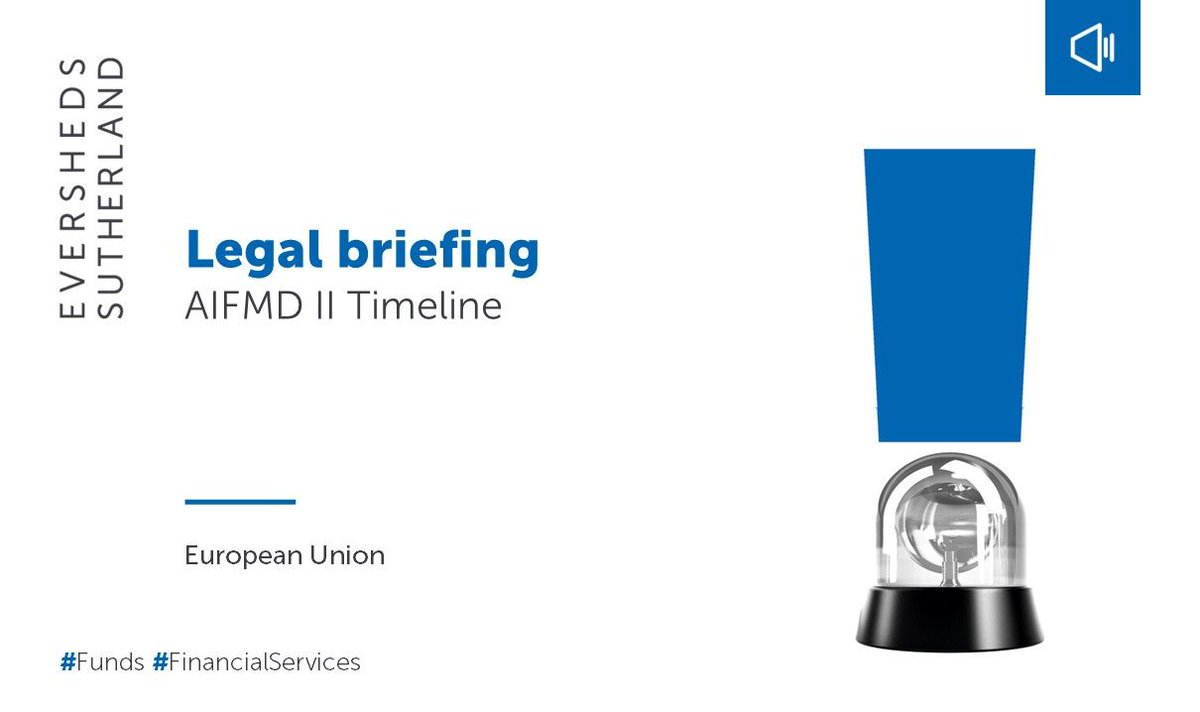 The Alternative Investment Fund Managers Directive II will enter into force on 15 April 2024. Our #Funds team has produced a timeline for the implementation and review of AIFMD II, highlighting the critical roles of #ESMA and member states in the process: eversheds-sutherland.com/en/ireland/ins…