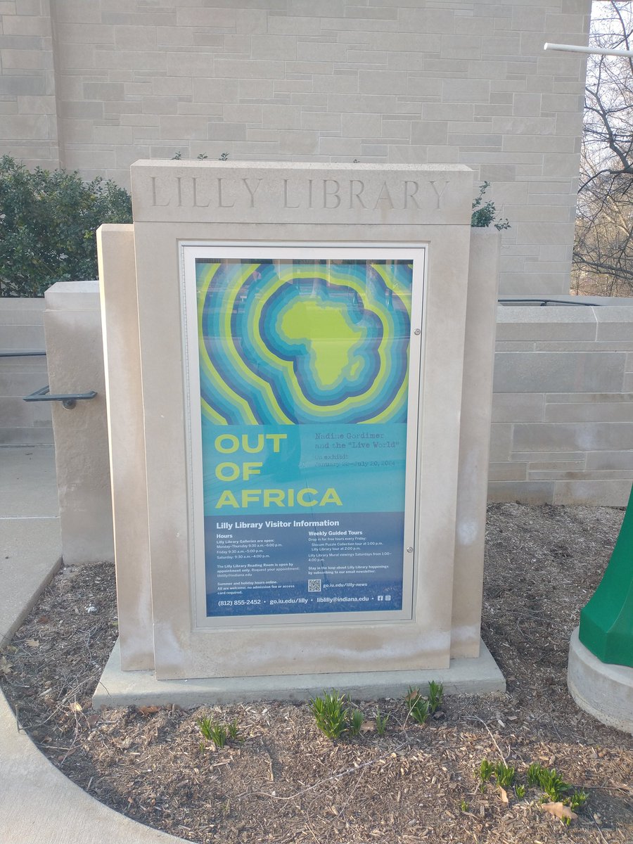 Enjoyed my first trip to Indiana for the 10th annual IU Conference on Africa and research in the HK Banda Archive