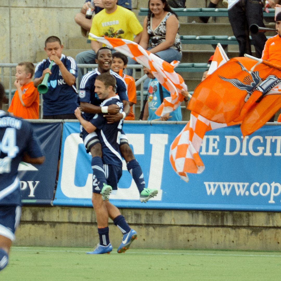 NorthCarolinaFC's tweet photo. The Open Cup π is back!
Former RailHawk, Brian Shriver, will be here signing autographs alongside his teammates for our Throwback Night on Friday!
We sat down with @bshriver21 to relive the legendary moments of his career. Dive into the nostalgia belowβ½οΈβ¨