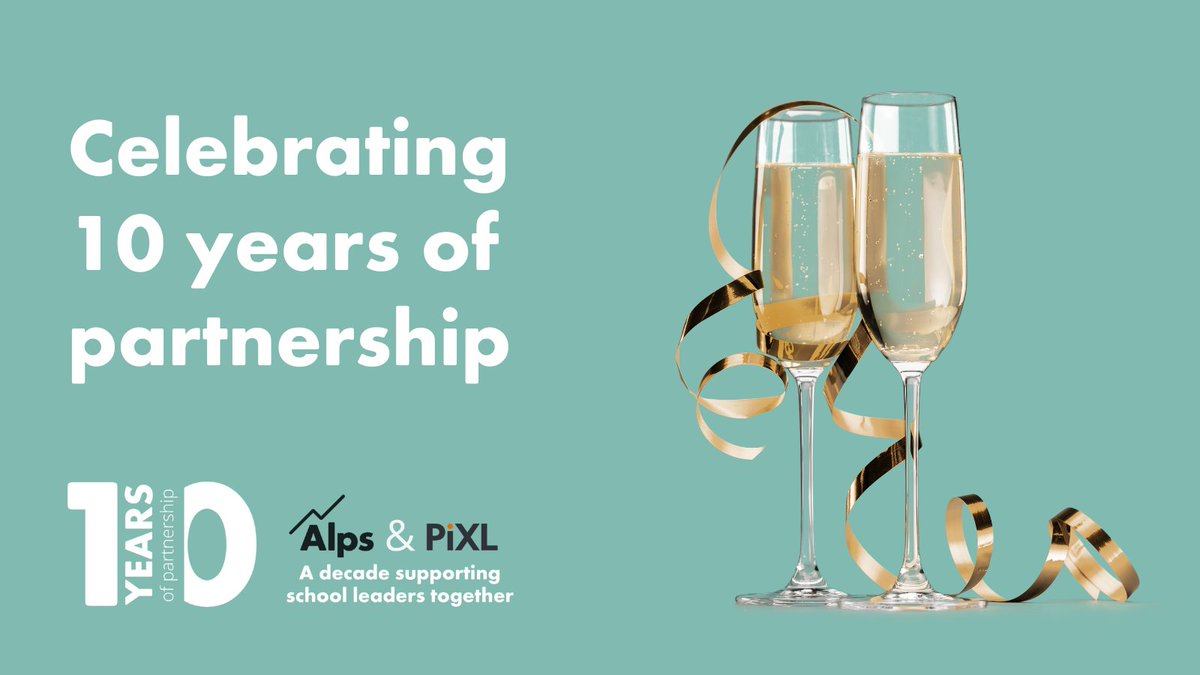 🥂To celebrate 10 years working in partnership with @ThePiXLNetwork, we have an amazing #KS4 offer for PiXL schools. ​Book a demo to see why 60% of our new schools are taking Alps at KS4: bit.ly/48nggkY